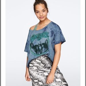 Victoria’s Secret PINK short sleeve band tee, oversized fit